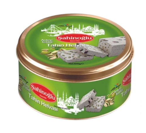 ŞAHİNOĞLU HALVA WITH PISTACHIO 840G TIN (PACK OF 6)