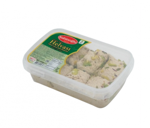ŞAHİNOĞLU HALVA 300G WITH PISTACHIO (PLASTIC TUB) - PACK OF 12