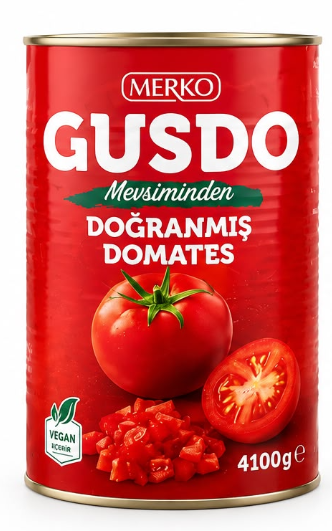 GUSDO 4100 G TOMATES HACHÉES (BOÎTE) * 6