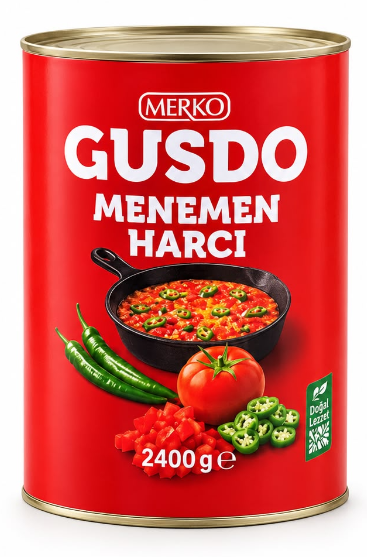 Gusdo 2500 g (boîte) * 6 Sauce Menemen