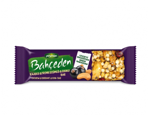 PEYMAN BAHÇEDEN CASHEW & CURRANT BAR 30 G * 10