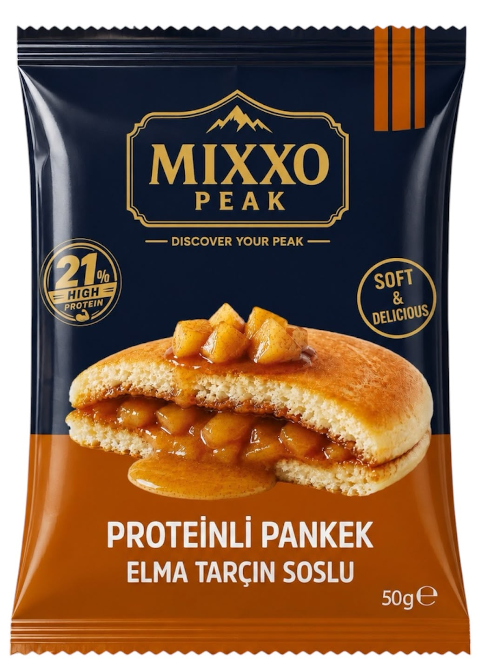 MIXXO 50 G PANCAKE WITH APPLE & CINNAMON SAUCE * 10