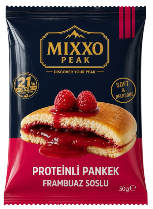 MIXXO 50 G PANCAKE WITH RASPBERRY SAUCE * 10