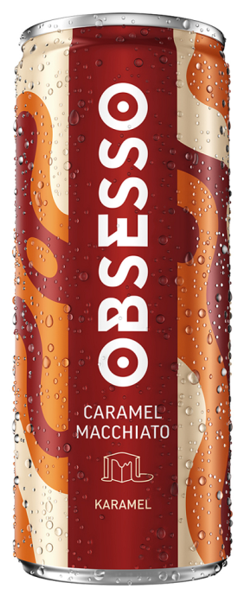 OBSESSO ICED COFFEE KARAMEL MACCHİATO 250 ML*12