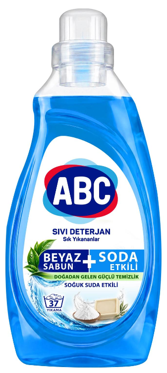 ABC 1500 ML Liquid Detergent – White Soap & Soda Effect * 10