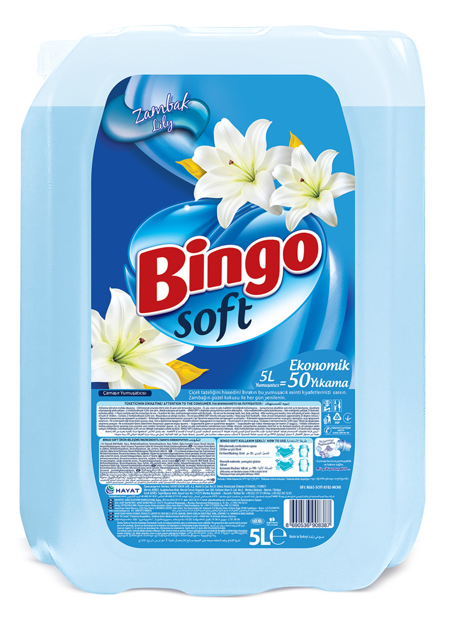 BİNGOSOFT 5 LT ZAMBAK*4