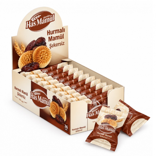 HAS MAMÜL 28 G DATE COOKIES WITH NO ADDED SUGAR * 16