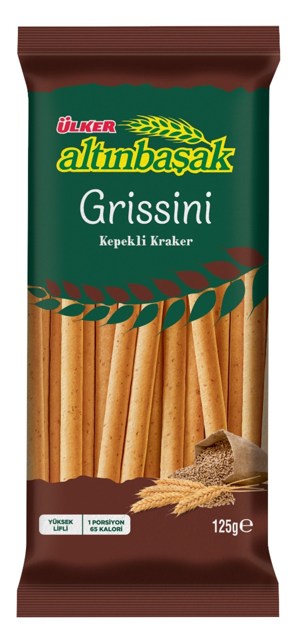 ÜLKER (744-03) ALTINBAŞAK WHOLE WHEAT BREADSTICKS 125 G * 14