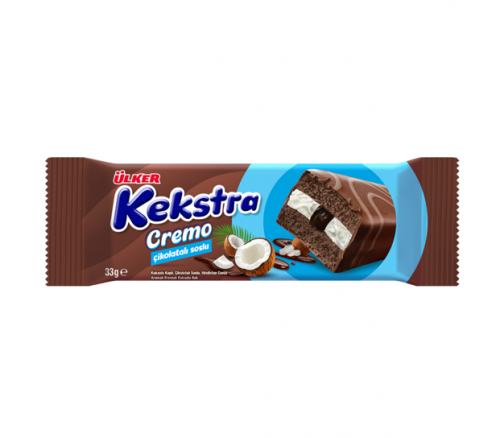ÜLKER (37108) KEKSTRA CREMO CAKE WITH COCONUT 33 G * 15
