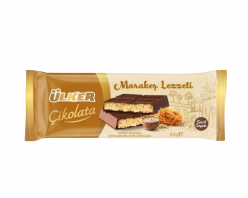 ÜLKER (1448-00) CHOCOLATE WITH TAHINI AND KADAYIF 93 G * 6