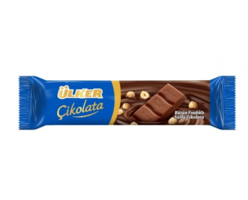 ÜLKER (1405-09) HAZELNUT CHOCOLATE BAR 30 G*14