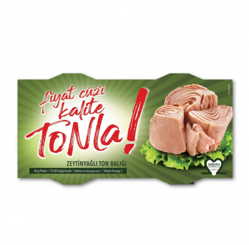 TONLA (DARDANEL) TUNA 2*140 G IN OLIVE OIL * 12