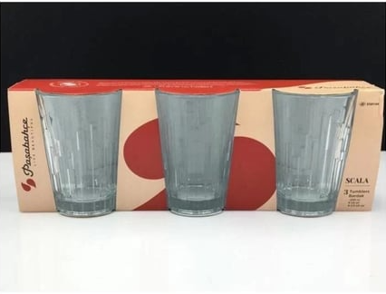 (520282)P.BAHÇE СТАКАН ДЛЯ ВОДЫ 3 ШТ *8