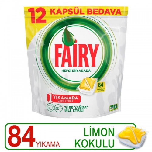 FAİRY TABLET HEPSİ BİR ARADA 84LÜ*3