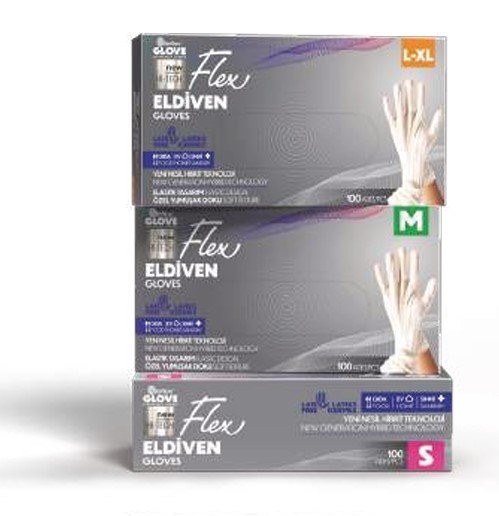 REFLEX FLEX 100 LÜ BEYAZ (L/XL) ELDİVEN*20
