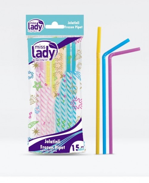 MİSS LADY PIPETTE WRAPPED GELATIN FROZAN 15 PCS *50