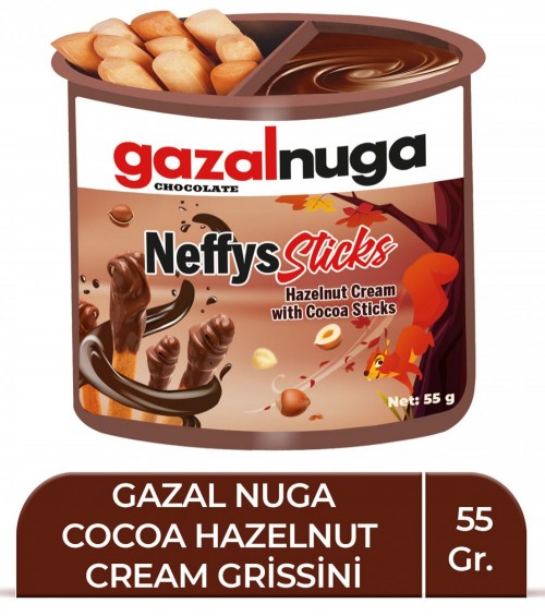 GAZAL NUGA 55GR CACAO. CRÈME FINALE GRICE*24