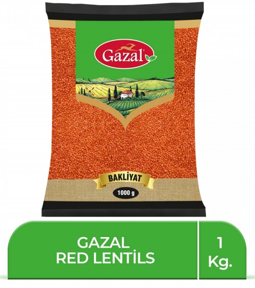 GAZAL PAKET KIRMIZI MERCİMEK 1 KG*10