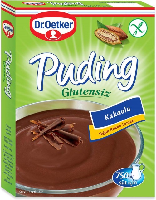 DR.OETKER GLUTENSİZ PUDİNG KAKAOLU 147 GR*8