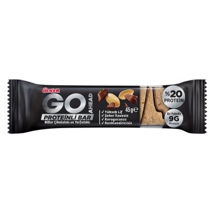 ÜLKER (1120-07)GO AHEAD YERFISTIK PROTEIN BAR 45GR*18