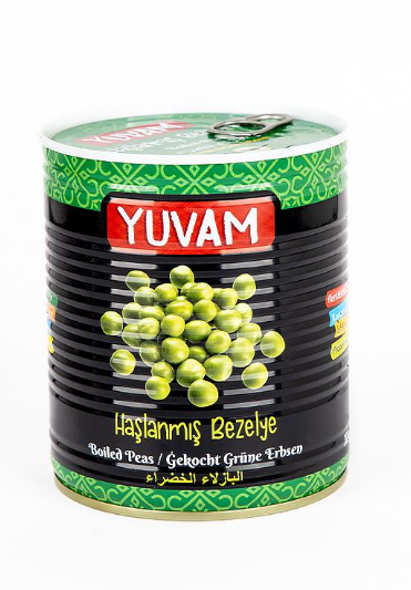 YUVAM 800 GR BOILED PEAS*6