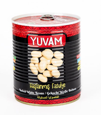 YUVAM 800 GR HAŞLANMIŞ FASULYE*6