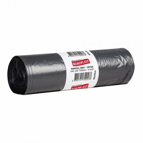 КОРОПЛАСТ МЕШОК ДЛЯ ПРОМЫШЛЕННЫХ МУСОРОВ HANTAL BLACK*10