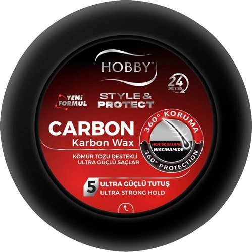 HOBBY STYLE&PROTECT WAX 100 ML CARBON *24