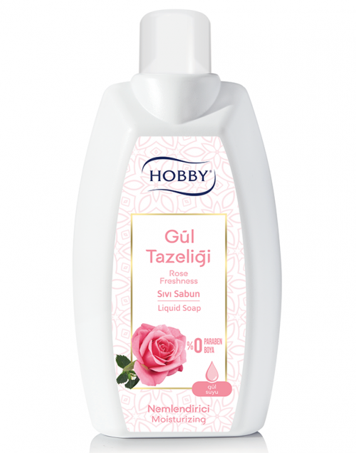 HOBBY 1500 ML LIQUID SOAP NATURAL ROSE*8