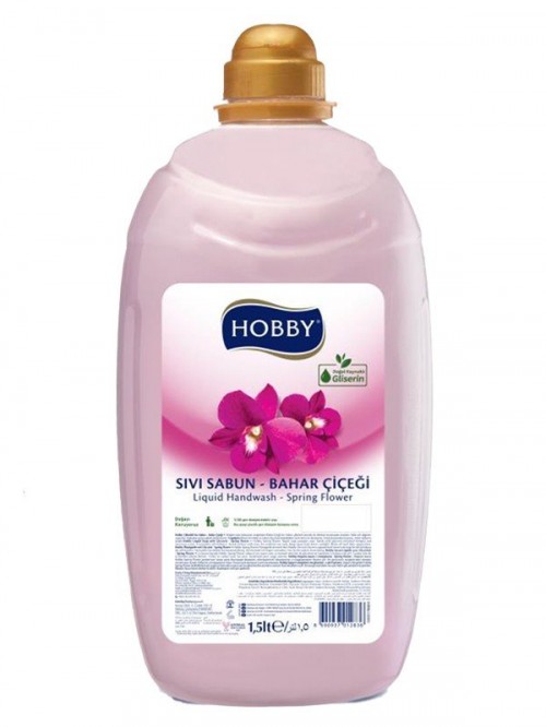 HOBBY 1500 ML LIQUID SOAP SPRING FLOWER*8