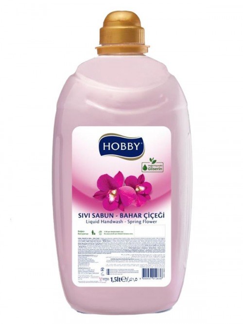 HOBBY 1500 ML SAVON LIQUIDE FLEUR DE PRINTEMPS*8