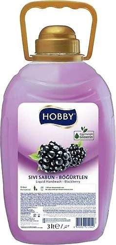 HOBBY 3000 ML SIVI SABUN BÖĞÜRTLEN*4