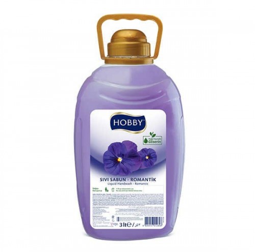 HOBBY 3000 ML LIQUID SOAP ROMANTIC * 4