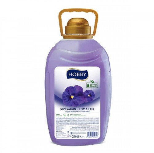 HOBBY 3000 ML SIVI SABUN ROMANTİK*4