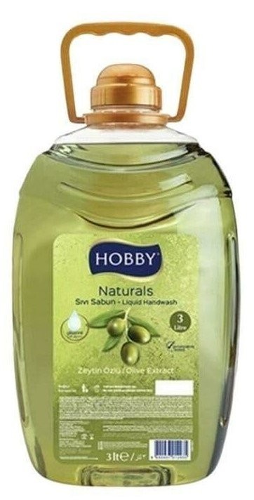 HOBBY 3000 ML LIQUID SOAP WITH OLIVE OIL * 4