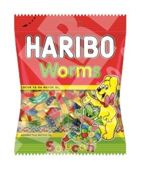 HARİBO 80 GR WORMS*24