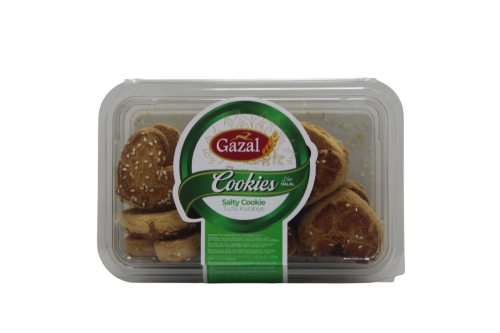 GAZAL 300 GR TUZLU KURABİYE SUSAMLI KALP*20