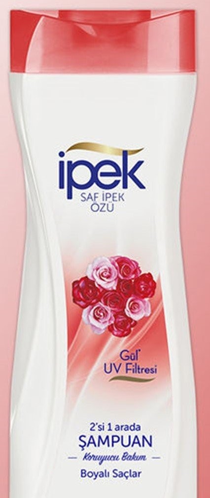 IPEK 450 ML SHAMPOING 2 IN 1 CHEVEUX COLORES*12