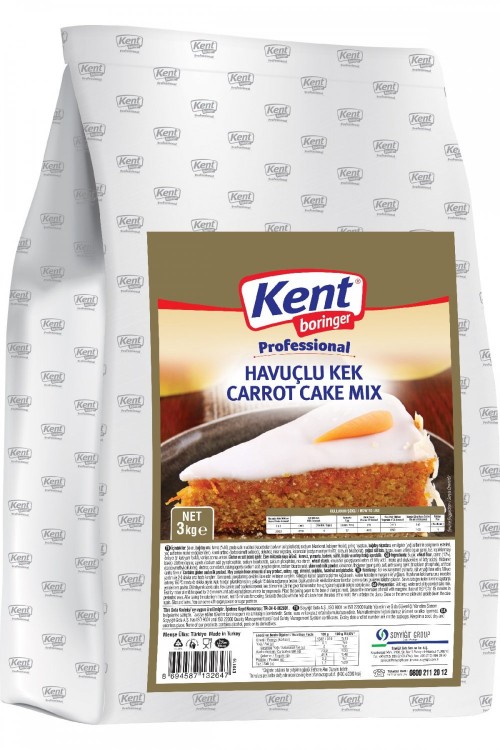 K.BORİNGER 3 KG HAVUÇLI KEK KARIŞIMI*4