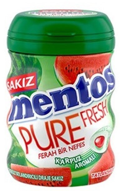 MENTOS PURE FRESH 60 GR KARPUZ*4