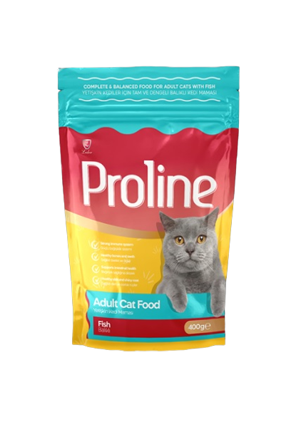 PROLINE CAT ADULT 400 GR FISH RICE*12