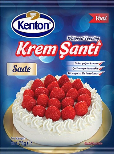 KENTON KREM ŞANTİ SADE 75 GR*24