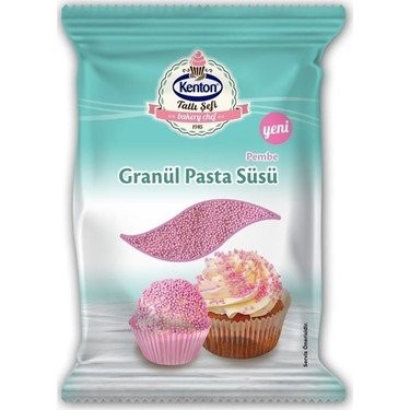 KENTON PASTA SÜSÜ KRİSTAL 45 GR PEMBE*24