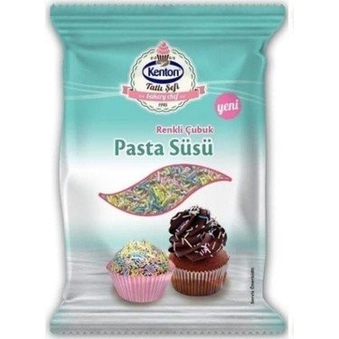 KENTON PASTA SÜSÜ ÇUBUK 40 GR RENKLİ*24