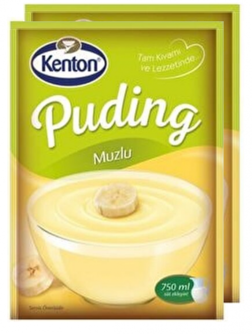 KENTON PUDİNG 2Lİ PUDİNG MUZLU*12