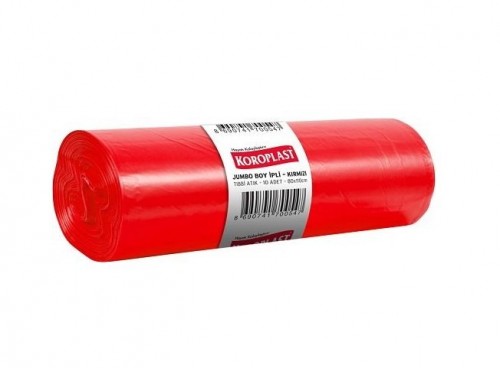 KOROPLAST DÉCHETS MÉDICAUX JUMBO ROUGE *10