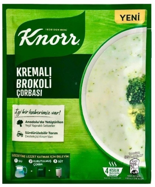 KNORR SOUP WITH CREAM BROCCOLI*12