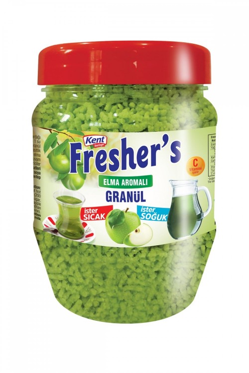 FRESHER'S APPLE FLAVORED GRANUL BEVERAGE 300 GR*12