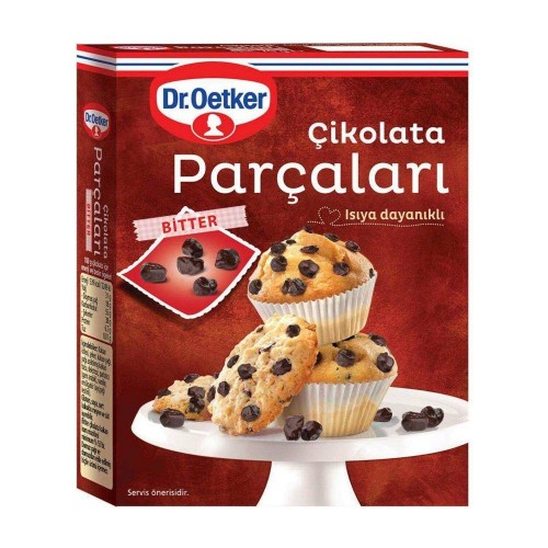 DR.OETKER ÇİKOLATA PARÇALARI BİTTER 70 GR*12