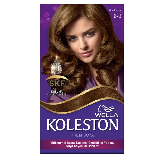 KOLESTON HAIR DYE 6/55 MASSIVE MAUN * 3